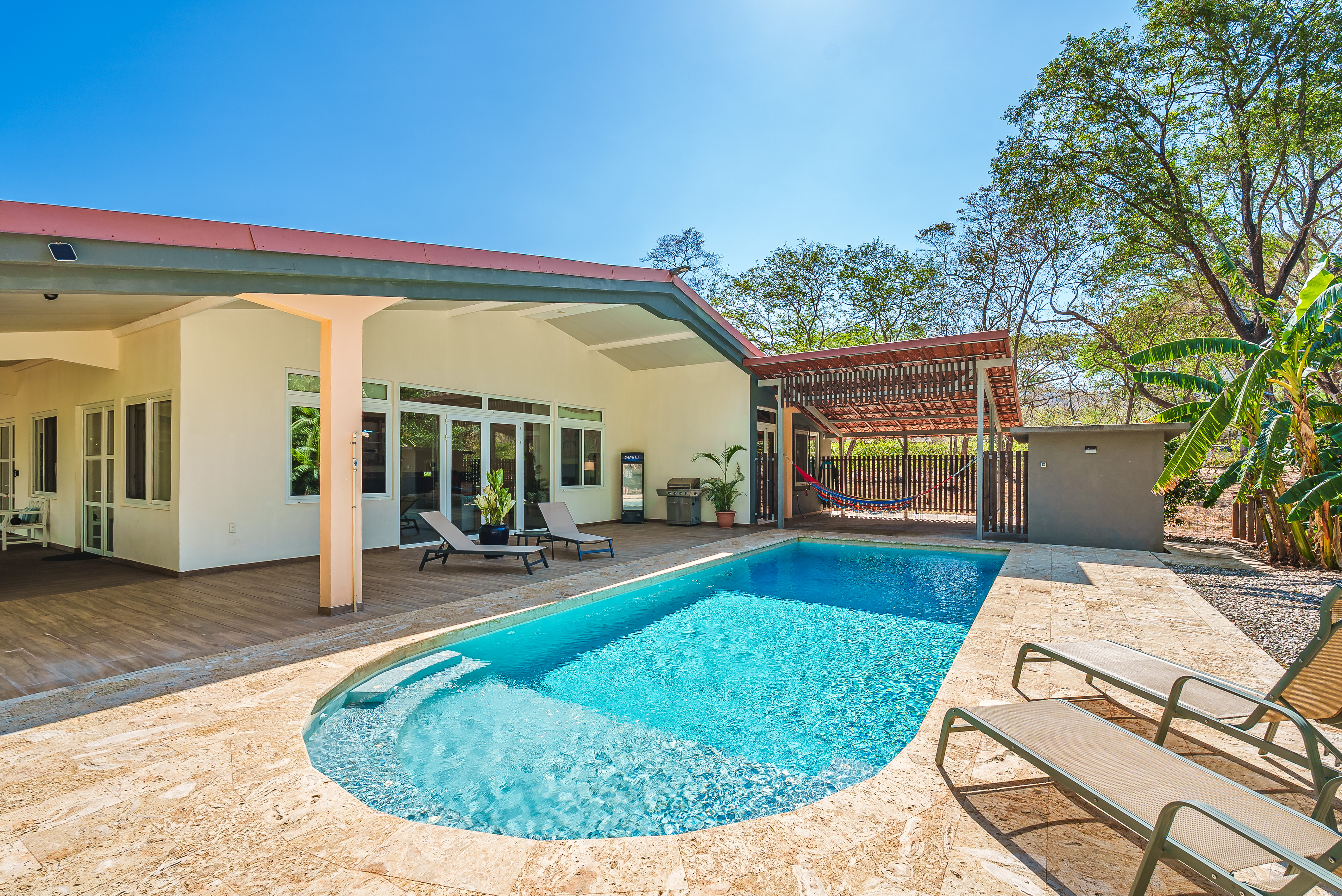 Casa Sunshine — pool and outdoor living, Brasilito, Costa Rica